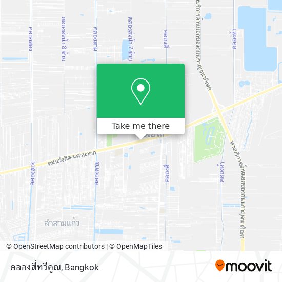 คลองสี่ทวีคูณ map