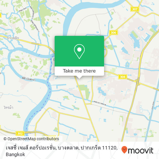 เจสซี่ เจมส์ คอร์ปอเรชั่น, บางตลาด, ปากเกร็ด 11120 map