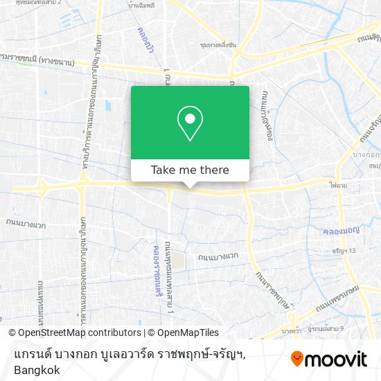 แกรนด์ บางกอก บูเลอวาร์ด ราชพฤกษ์-จรัญฯ map