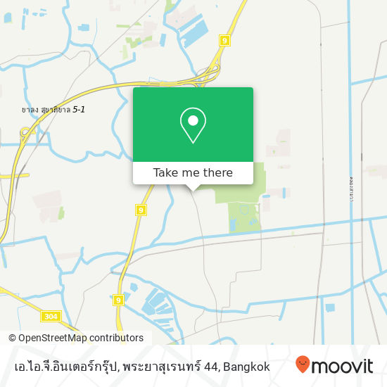 เอ.ไอ.จี.อินเตอร์กรุ๊ป, พระยาสุเรนทร์ 44 map