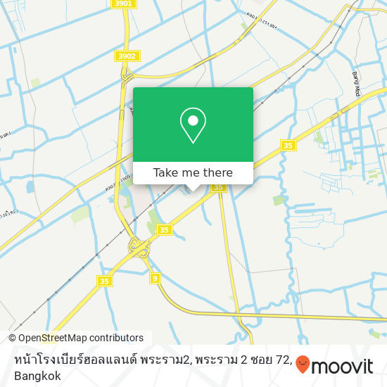 หน้าโรงเบียร์ฮอลแลนด์ พระราม2, พระราม 2 ซอย 72 map