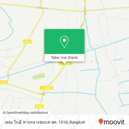 เดอะ ไนล์, ทางหลวงชนบท สค. 1018 map