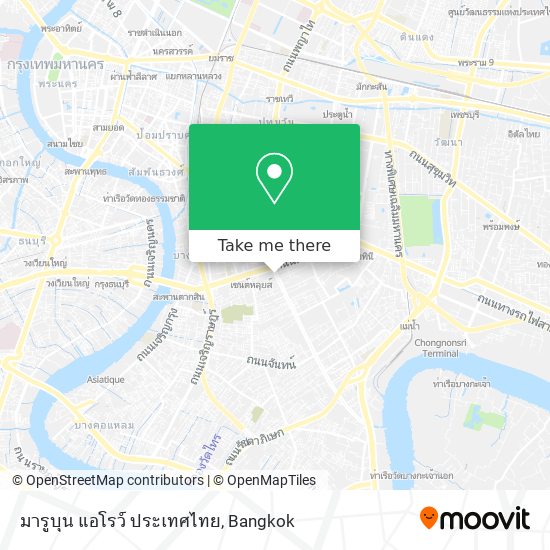 มารูบุน แอโรว์ ประเทศไทย map