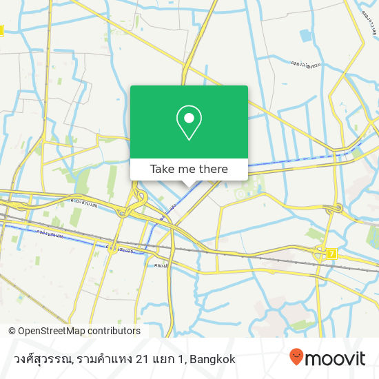 วงศ์สุวรรณ, รามคำแหง 21 แยก 1 map