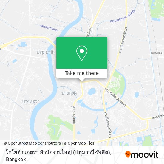 โตโยต้า เภตรา สำนักงานใหญ่ (ปทุมธานี-รังสิต) map