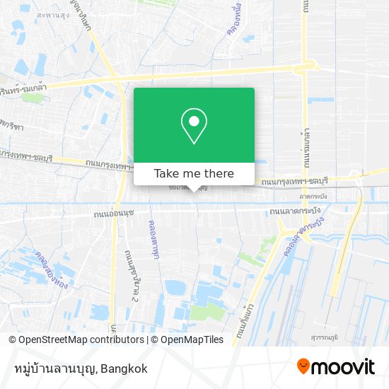 หมู่บ้านลานบุญ map