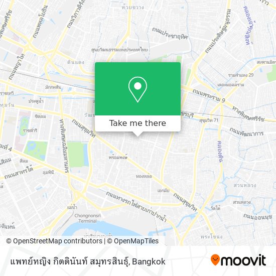 แพทย์หญิง กิตตินันท์ สมุทรสินธุ์ map