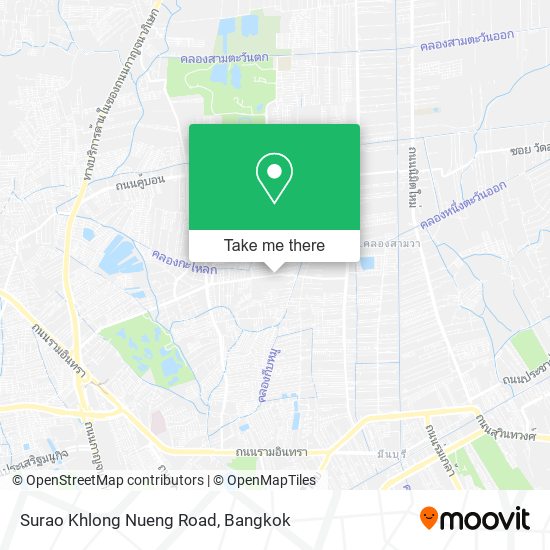 Surao Khlong Nueng Road map