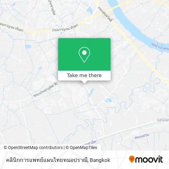 คลินิกการแพทย์แผนไทยหมอปราณี map