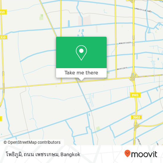 โพธิภูมิ, ถนน เพชรเกษม map