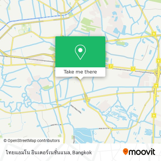 ไทยแอมโน อินเตอร์เนชั่นแนล map