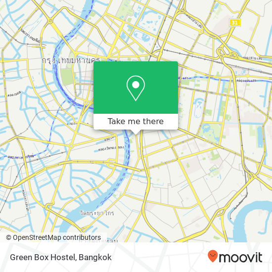 Green Box Hostel map