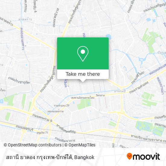 สถานี ยาดอง กรุงเทพ-ปักษ์ใต้ map