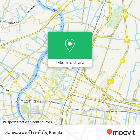 สมาคมแพทย์โรคหัวใจ map