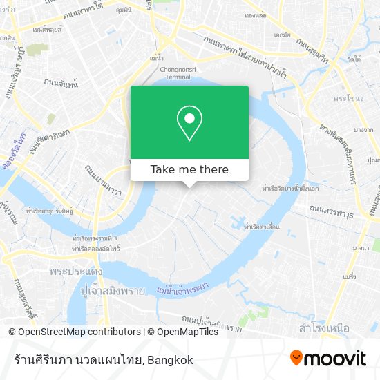 ร้านศิรินภา นวดแผนไทย map