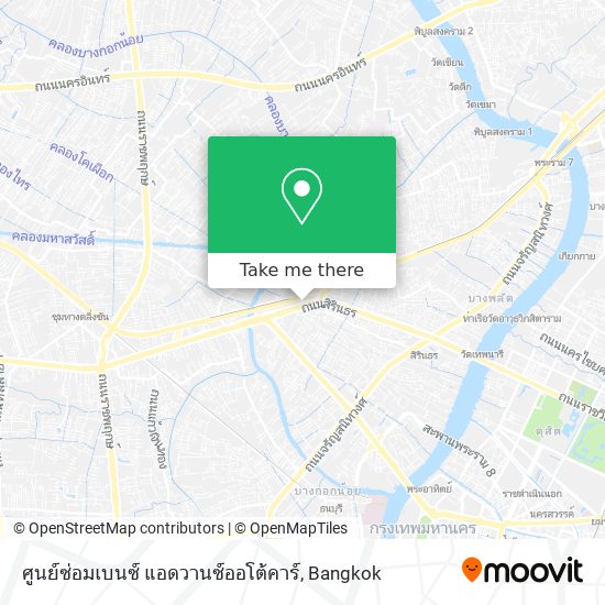 ศูนย์ซ่อมเบนซ์ แอดวานซ์ออโต้คาร์ map