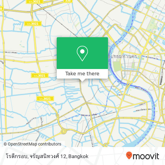 โรตีกรอบ, จรัญสนิทวงศ์ 12 map