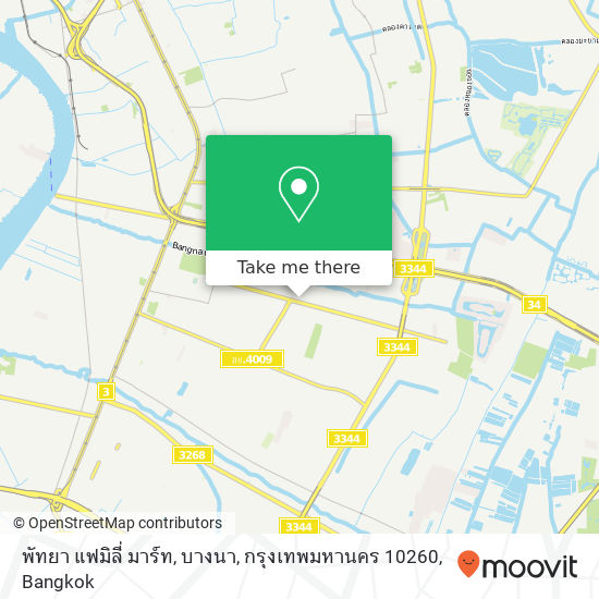 พัทยา แฟมิลี่ มาร์ท, บางนา, กรุงเทพมหานคร 10260 map