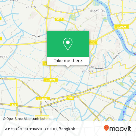 สหกรณ์การเกษตรบางกรวย map