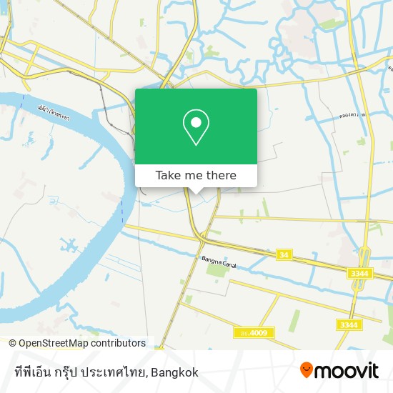 ทีพีเอ็น กรุ๊ป ประเทศไทย map