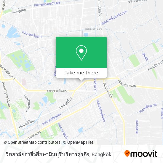 วิทยาลัยอาชีวศึกษามีนบุรีบริหารธุรกิจ map