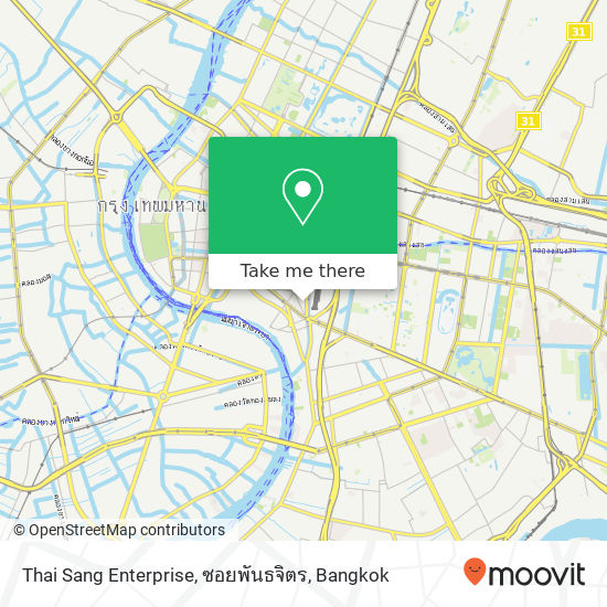 Thai Sang Enterprise, ซอยพันธจิตร map