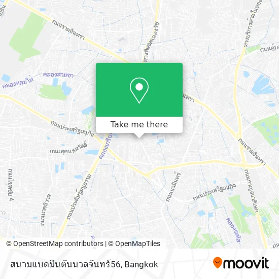 สนามแบดมินตันนวลจันทร์56 map