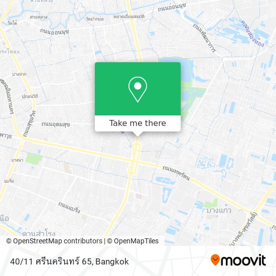 40/11 ศรีนครินทร์ 65 map