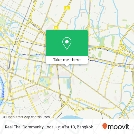 Real Thai Community Local, สุขุมวิท 13 map