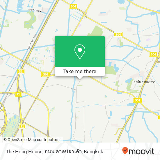 The Hong House, ถนน ลาดปลาเค้า map