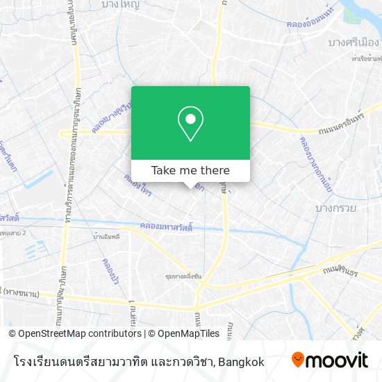 โรงเรียนดนตรีสยามวาทิต และกวดวิชา map