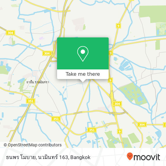 ธนพร โมบาย, นวมินทร์ 163 map