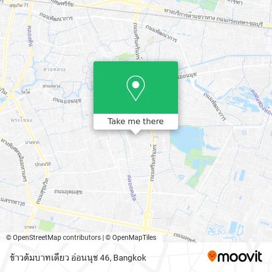 ข้าวต้มบาทเดียว อ่อนนุช 46 map
