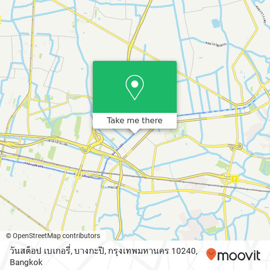 วันสต็อป เบเกอรี่, บางกะปิ, กรุงเทพมหานคร 10240 map