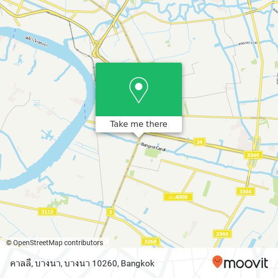 คาลลี, บางนา, บางนา 10260 map