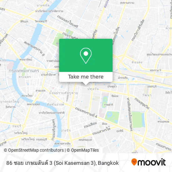 86 ซอย เกษมสันต์ 3 (Soi Kasemsan 3) map