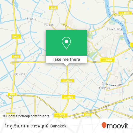 โทคูเซ็น, ถนน ราชพฤกษ์ map