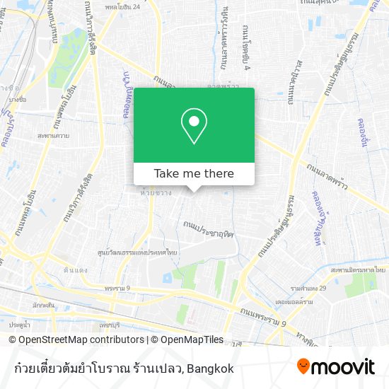 ก๋วยเตี๋ยวต้มยำโบราณ ร้านเปลว map