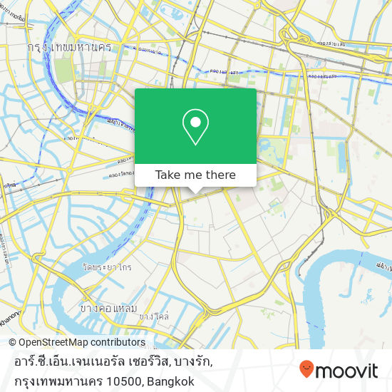 อาร์.ซี.เอ็น.เจนเนอรัล เซอร์วิส, บางรัก, กรุงเทพมหานคร 10500 map