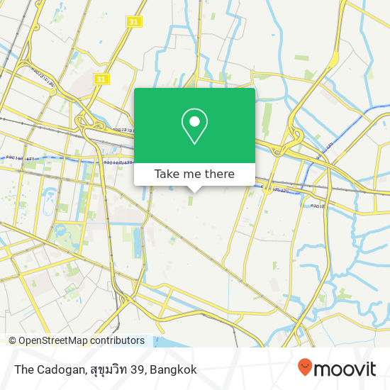 The Cadogan, สุขุมวิท 39 map