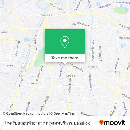 โรงเรียนสอนทำอาหาร กรุงเทพบริการ map