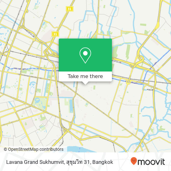 Lavana Grand Sukhumvit, สุขุมวิท 31 map