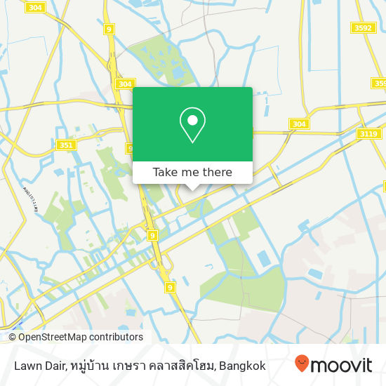 Lawn Dair, หมู่บ้าน เกษรา คลาสสิคโฮม map