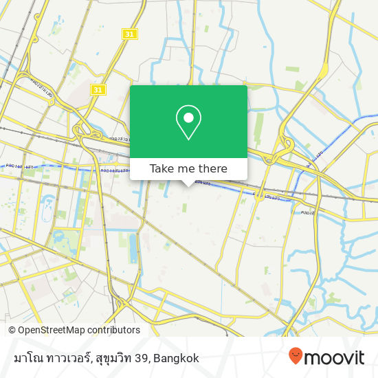 มาโณ ทาวเวอร์, สุขุมวิท 39 map