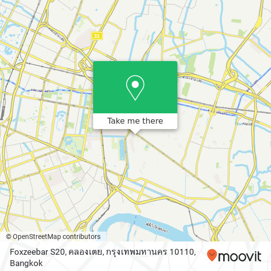 Foxzeebar S20, คลองเตย, กรุงเทพมหานคร 10110 map