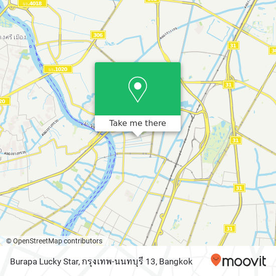 Burapa Lucky Star, กรุงเทพ-นนทบุรี 13 map