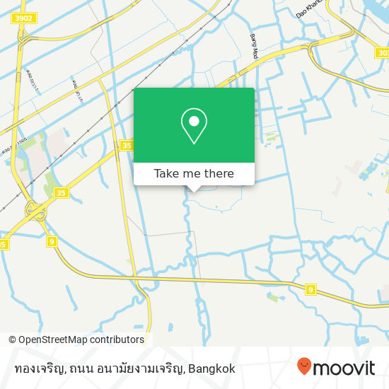 ทองเจริญ, ถนน อนามัยงามเจริญ map