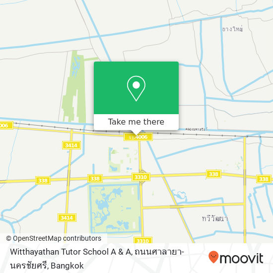 Witthayathan Tutor School A & A, ถนนศาลายา-นครชัยศรี map