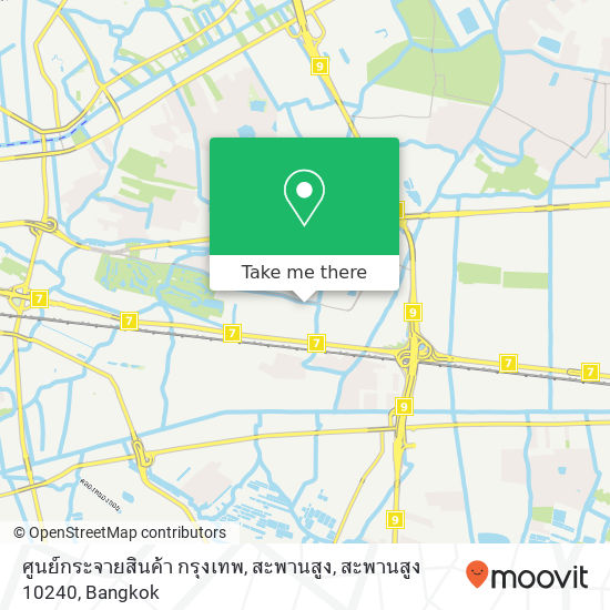 ศูนย์กระจายสินค้า กรุงเทพ, สะพานสูง, สะพานสูง 10240 map