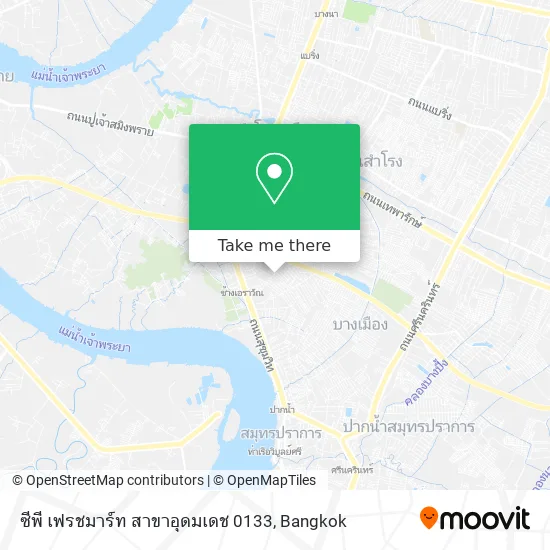 ซีพี เฟรชมาร์ท สาขาอุดมเดช 0133 map